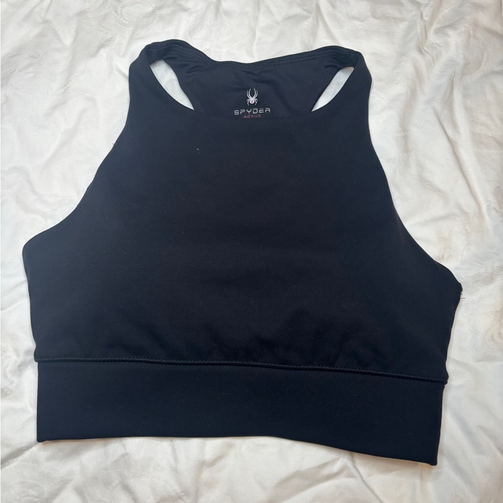 Spyder Women's Sleek Black Sports Bra